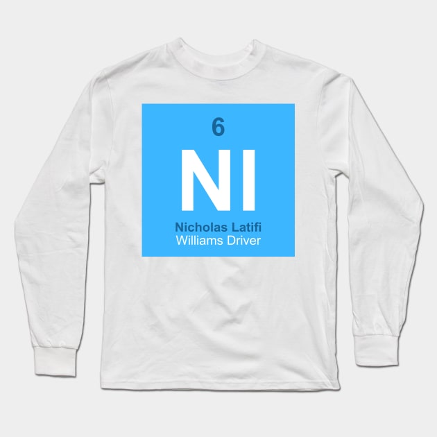 Nicholas Latifi Driver Element Long Sleeve T-Shirt by GreazyL